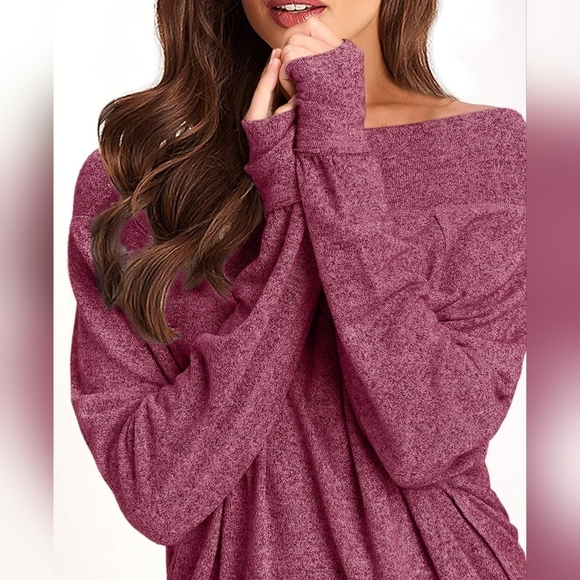 Three Sixty Six Women's Off Shoulder Soft Stretchy Breathable Sweater, XS/S - Picture 2 of 12
